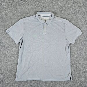 Tommy Bahama Men XL Polo Shirt Light Blue Short Sleeve Marlin Logo Casual Preppy